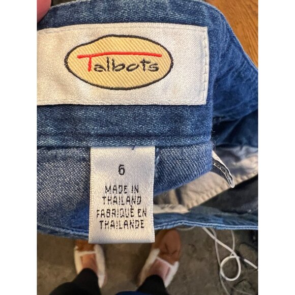 Talbots Women's Denim Skirt Size 6 Maxi Jean Cottagecore, boho - Picture 4 of 11